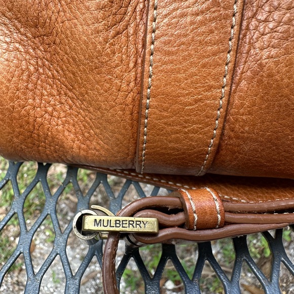 Mulberry Woman’s Bag Leather Brown Crossbody Pockets Zip - Picture 3 of 16